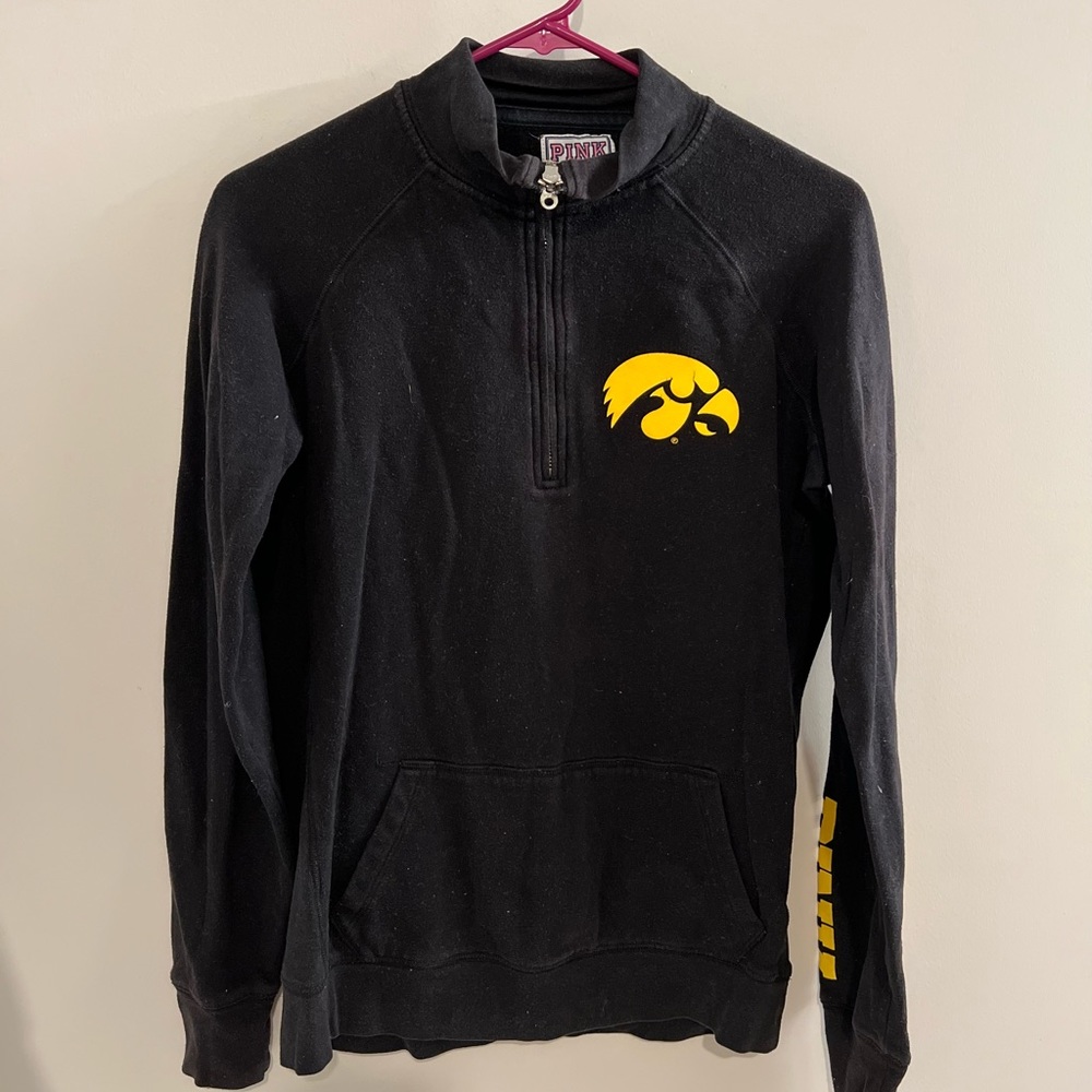 UNIVERSITY OF IOWA VS PINK 3/4 ZIP